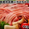 国産豚バラ肉スライス1㎏を1名にプレゼント